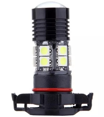 Led H16 12V 12 SMD Lupa Alb 6000K