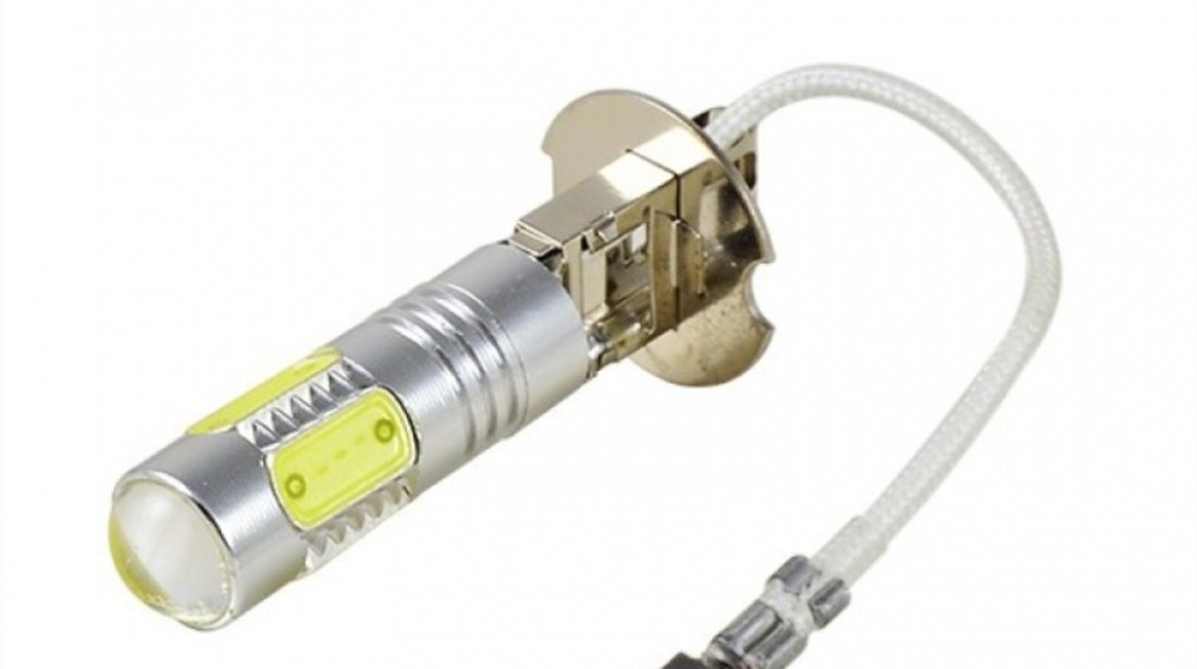 Led H3 Cob Alb.