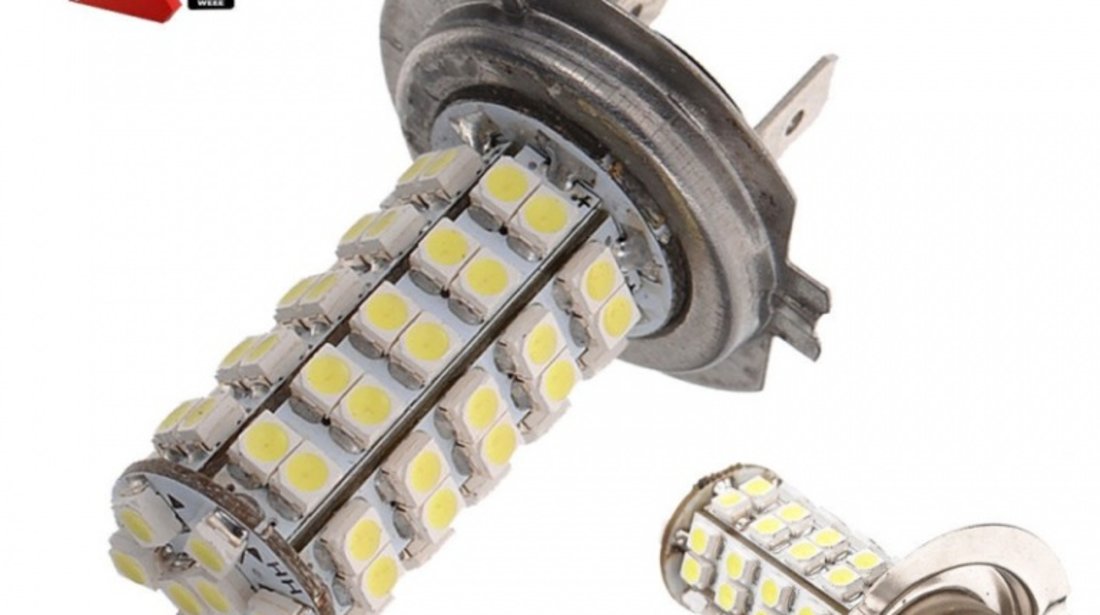 Led H7 68 SMD Alb