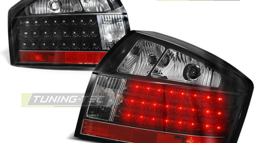 LED Lampi Spate Stopuri BLACK compatibila AUDI A4 10.00-10.04