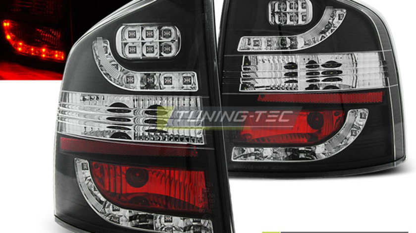 LED Lampi Spate Stopuri BLACK compatibila SKODA OCTAVIA II KOMBI 04-12