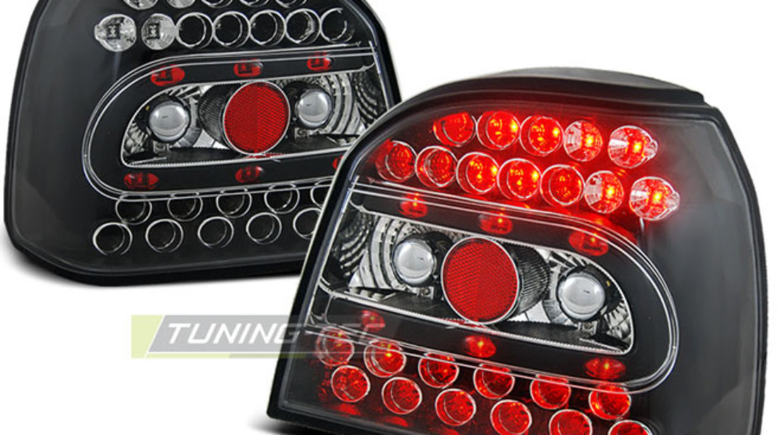 LED Lampi Spate Stopuri BLACK compatibila VW GOLF 3 09.91-08.97