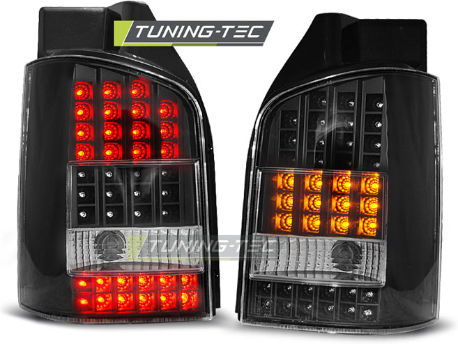 LED Lampi Spate Stopuri BLACK compatibila VW T5 04.03-09