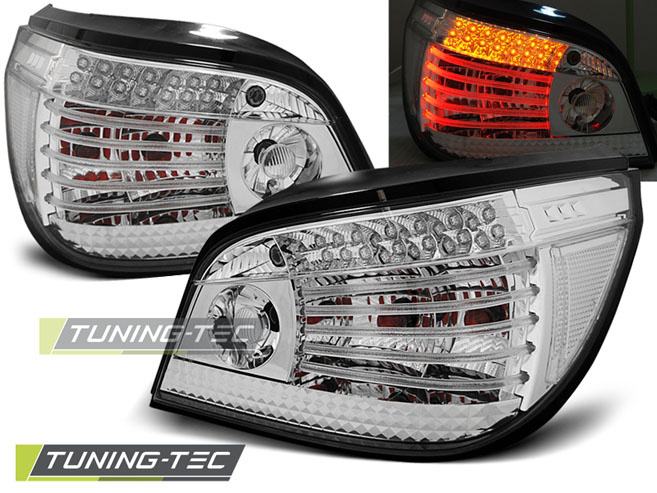 LED Lampi Spate Stopuri Crom look compatibila BMW E60 07.03-07