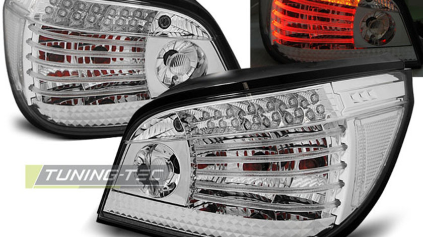 LED Lampi Spate Stopuri Crom look compatibila BMW E60 07.03-07