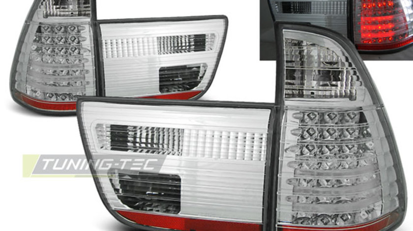 LED Lampi Spate Stopuri Crom look compatibila BMW X5 E53 09.99-10.03