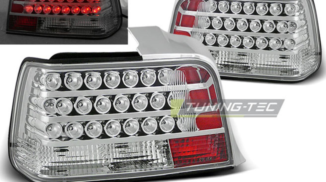 LED Lampi Spate Stopuri Crom look compatibila BMW E36 12.90-08.99 SEDAN