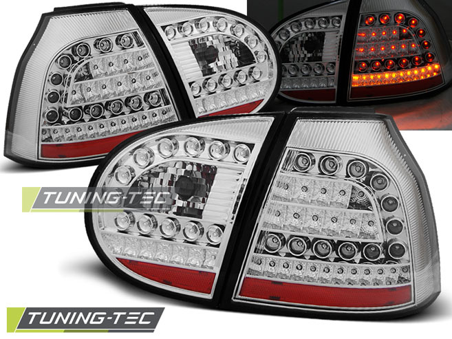 LED Lampi Spate Stopuri Crom look compatibila VW GOLF 5 10.03-09