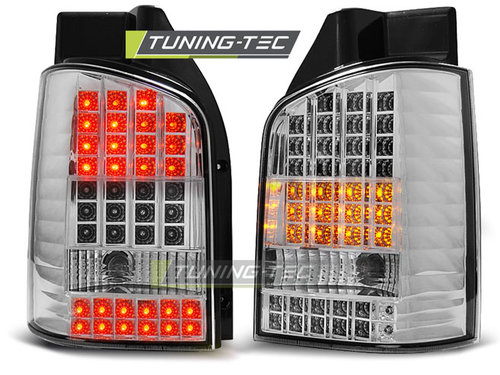 LED Lampi Spate Stopuri Crom look compatibila VW T5 04.03-09