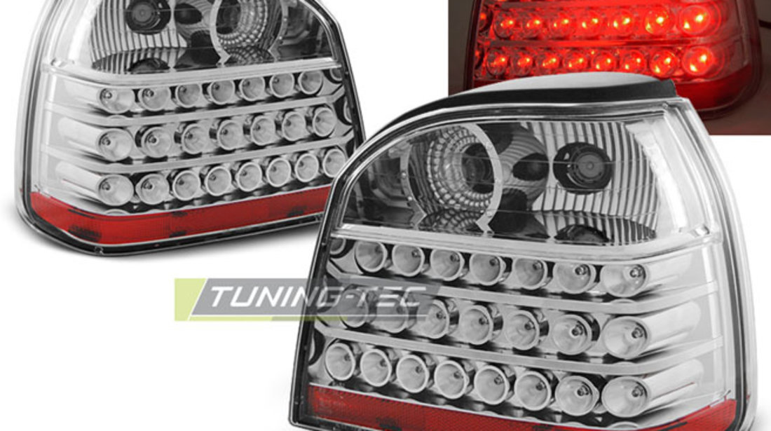 LED Lampi Spate Stopuri Crom look compatibila VW GOLF 3 09.91-08.97