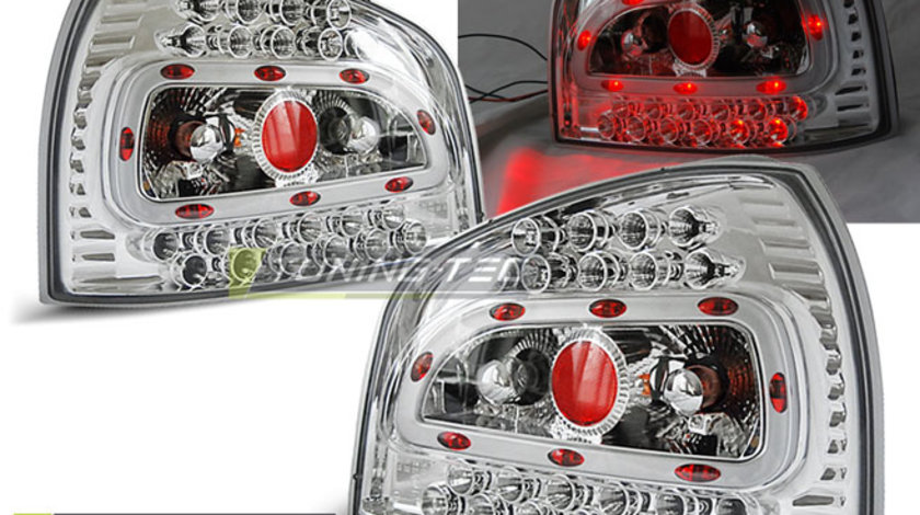 LED Lampi Spate Stopuri Crom look compatibila AUDI A3 08.96-08.00