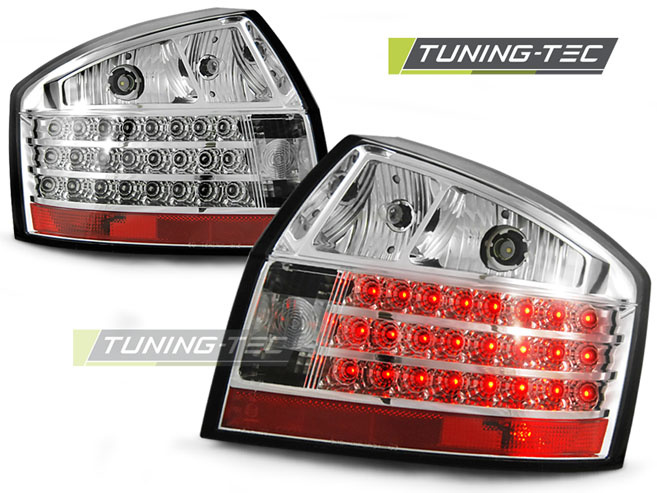LED Lampi Spate Stopuri Crom look compatibila AUDI A4 10.00-10.04