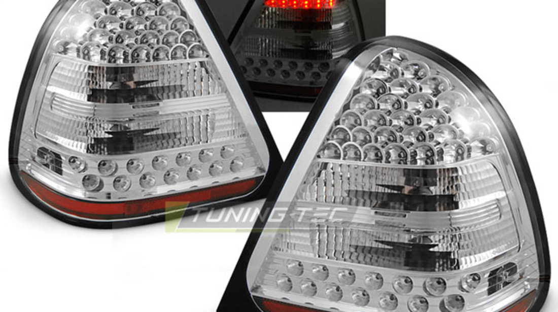 LED Lampi Spate Stopuri Crom look compatibila MERCEDES W202 C-KLASA 06.93-06.00