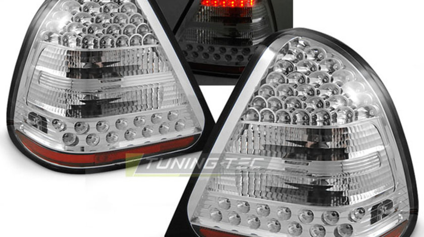 LED Lampi Spate Stopuri Crom look compatibila MERCEDES W202 C-KLASA 06.93-06.00