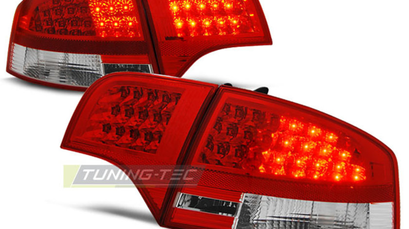 LED Lampi Spate Stopuri ROSU ALB compatibila AUDI A4 B7 11.04-11.07 SEDAN