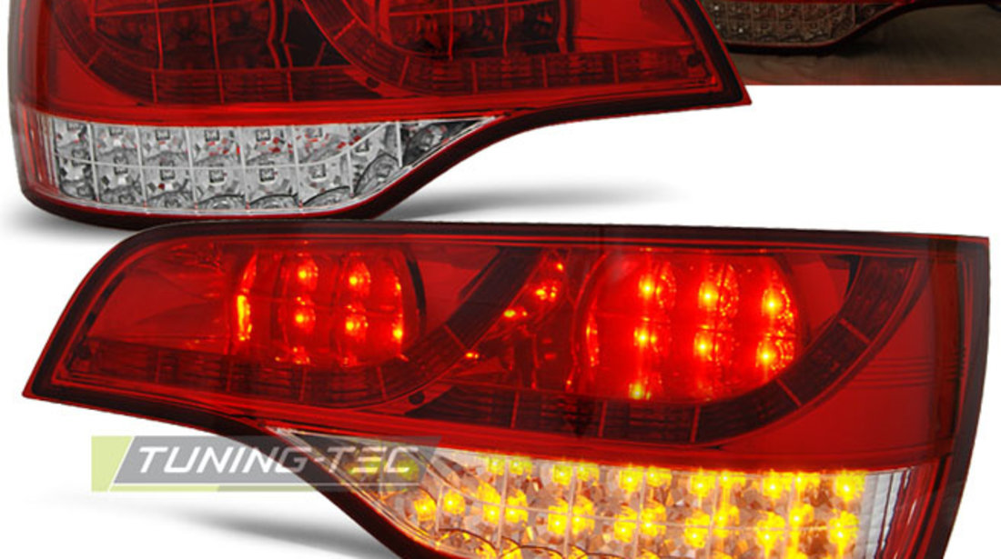 LED Lampi Spate Stopuri ROSU ALB compatibila AUDI Q7 06-09