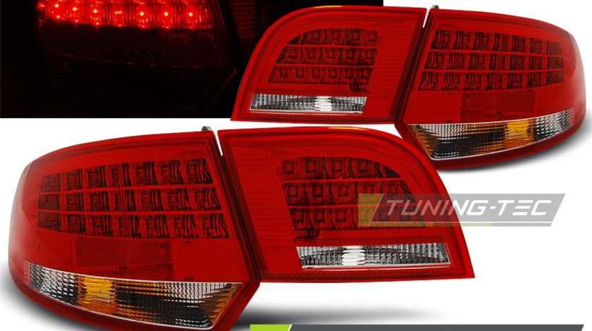 LED Lampi Spate Stopuri ROSU ALB compatibila AUDI A3 8P 04-08 SPORTBACK