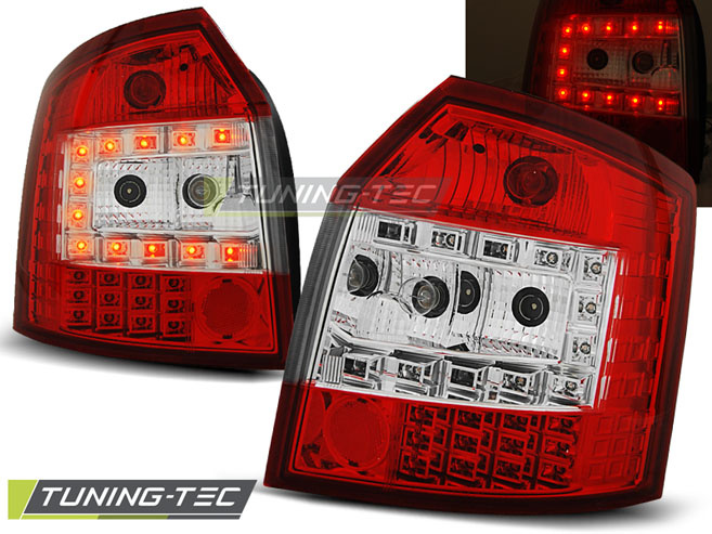 LED Lampi Spate Stopuri ROSU ALB compatibila AUDI A4 10.00-10.04 AVANT
