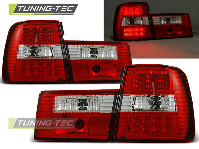 LED Lampi Spate Stopuri ROSU ALB compatibila BMW E34 02.88-12.95 SEDAN