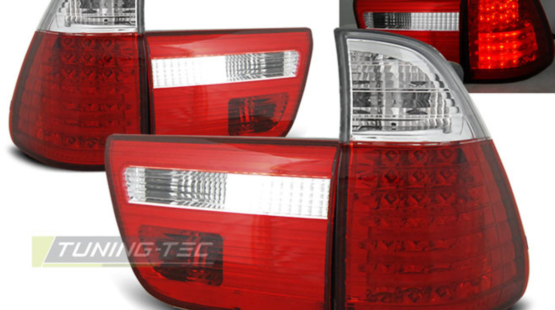 LED Lampi Spate Stopuri ROSU ALB compatibila BMW X5 E53 09.99-10.03