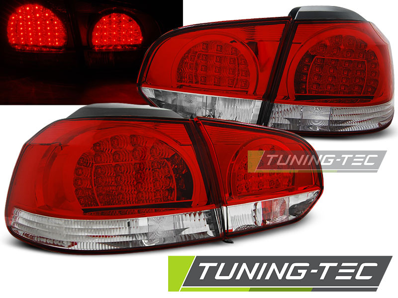 LED Lampi Spate Stopuri ROSU ALB compatibila VW GOLF 6 10.08-12