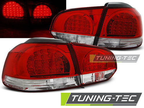 LED Lampi Spate Stopuri ROSU ALB compatibila VW GOLF 6 10.08-12