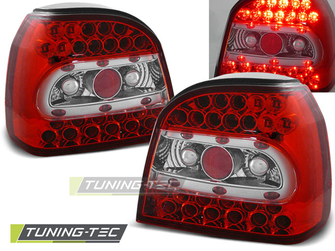 LED Lampi Spate Stopuri ROSU ALB compatibila VW GOLF 3 09.91-08.97