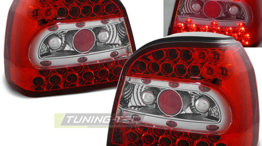 LED Lampi Spate Stopuri ROSU ALB compatibila VW GOLF 3 09.91-08.97