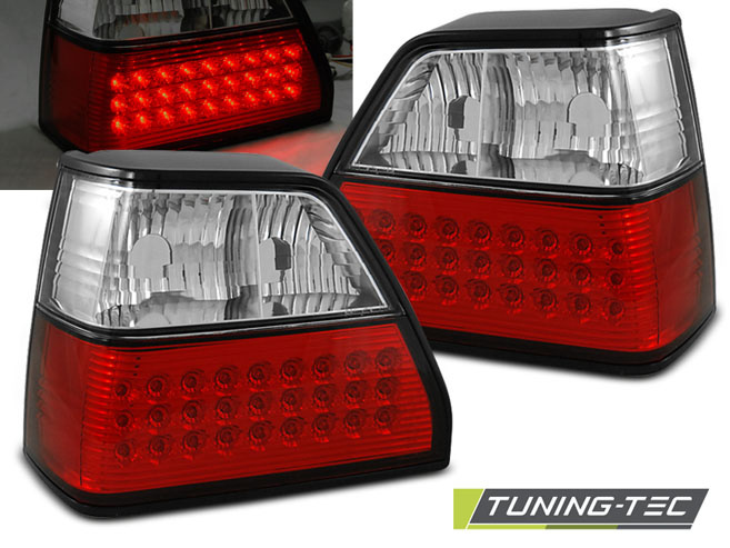 LED Lampi Spate Stopuri ROSU ALB compatibila VW GOLF 2 08.83-08.91