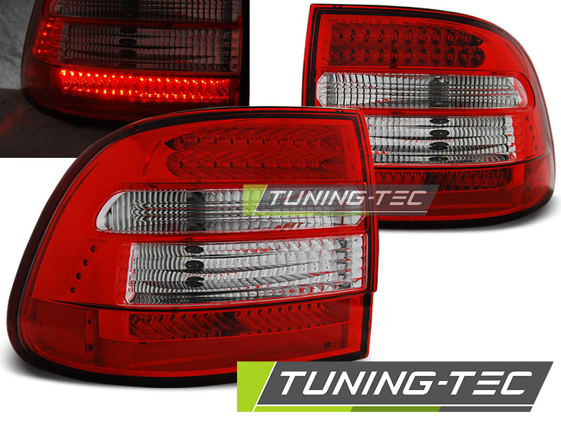 LED Lampi Spate Stopuri ROSU ALB compatibila PORSCHE CAYENNE 02-06