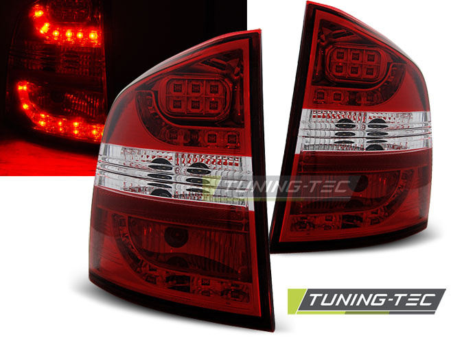 LED Lampi Spate Stopuri ROSU ALB compatibila SKODA OCTAVIA II KOMBI 04-12