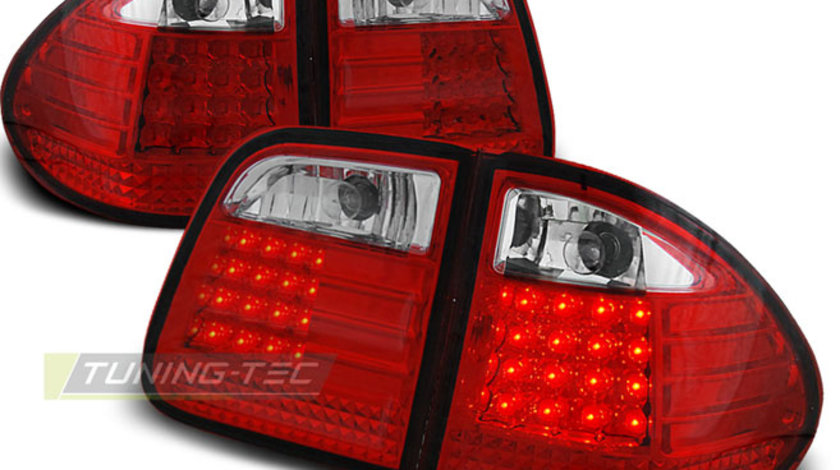 LED Lampi Spate Stopuri ROSU ALB compatibila MERCEDES W210 E-KLASA 95-03.02 KOMBI