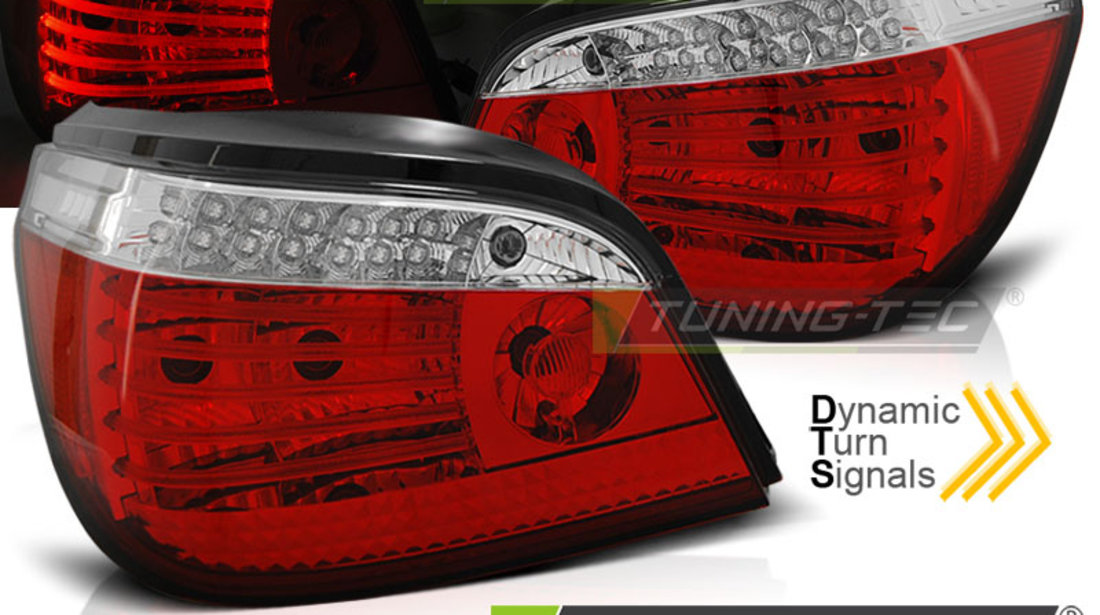 LED Lampi Spate Stopuri ROSU ALB SEQ compatibila BMW E60 07.03-07