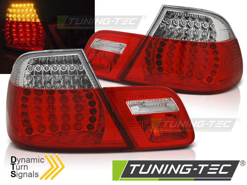 LED Lampi Spate Stopuri ROSU ALB SEQ compatibila BMW E46 04.99-03.03 COUPE
