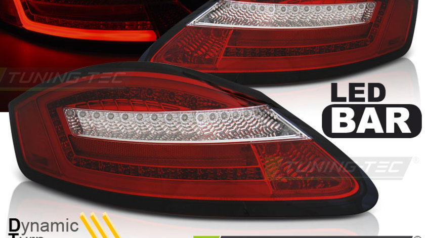 LED Lampi Spate Stopuri ROSU ALB SEQ compatibila PORSCHE BOXSTER 987 / CAYMAN 05-08