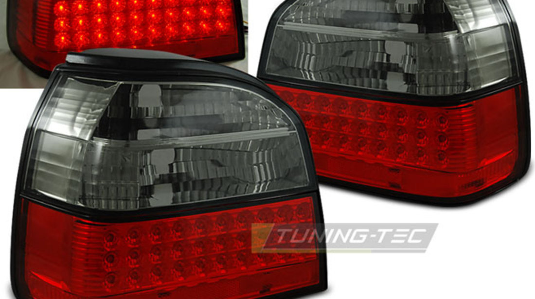 LED Lampi Spate Stopuri ROSU SMOKE compatibila VW GOLF 3 09.91-08.97