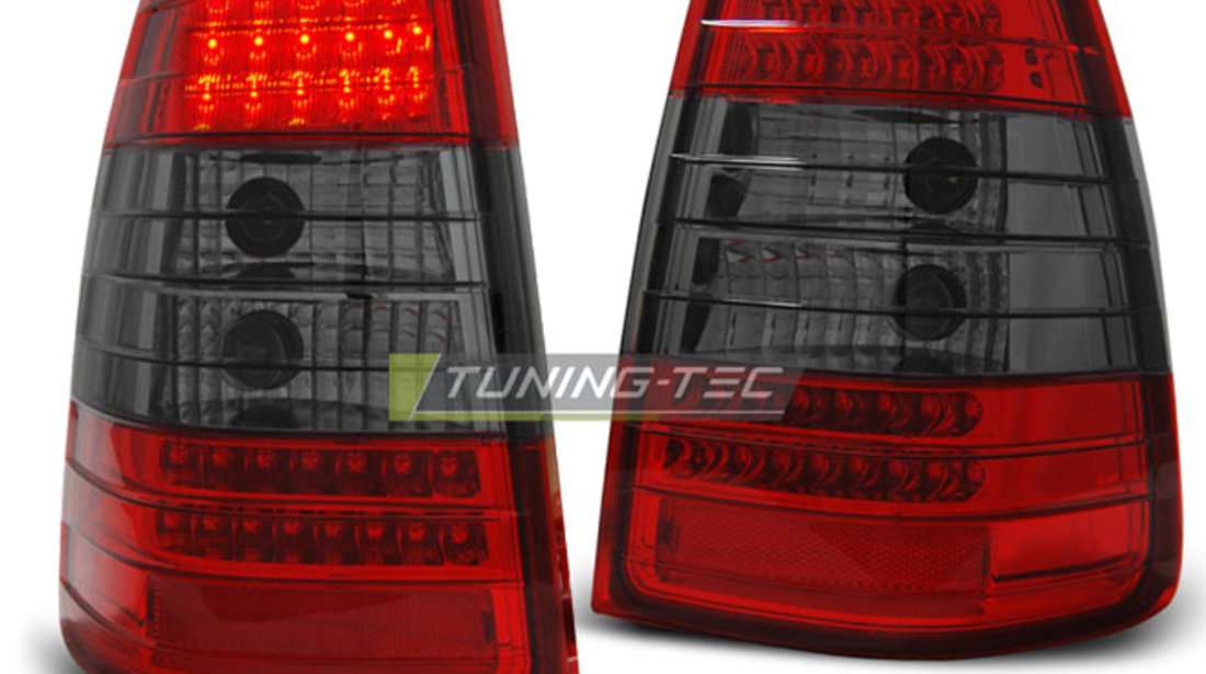 LED Lampi Spate Stopuri ROSU SMOKE compatibila MERCEDES W124 E-KLASA KOMBI 09.85-95