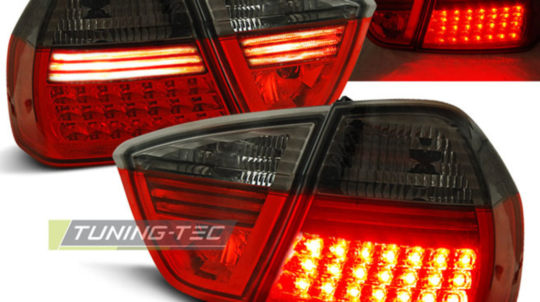 LED Lampi Spate Stopuri ROSU SMOKE compatibila BMW E90 03.05-08.08
