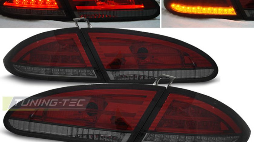 LED Lampi Spate Stopuri ROSU SMOKE compatibila SEAT LEON 06.05-09