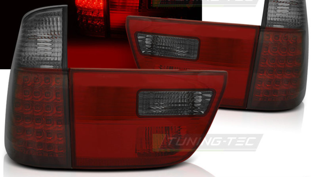 LED Lampi Spate Stopuri ROSU SMOKE compatibila BMW X5 E53 09.99-06