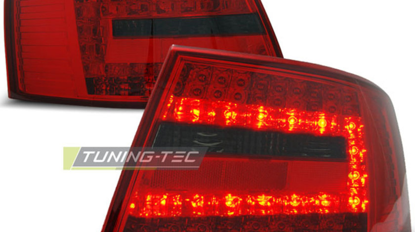 LED Lampi Spate Stopuri ROSU SMOKE compatibila AUDI A6 C6 SEDAN 04.04-08