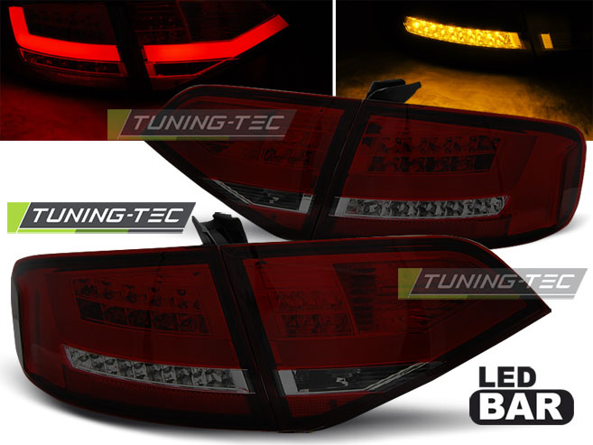 LED Lampi Spate Stopuri ROSU SMOKE compatibila AUDI A4 B8 08-11