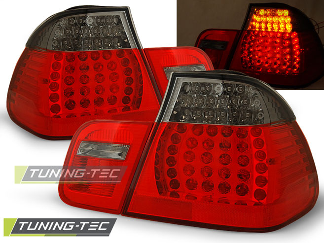 LED Lampi Spate Stopuri ROSU SMOKE compatibila BMW E46 05.98-08.01 SEDAN