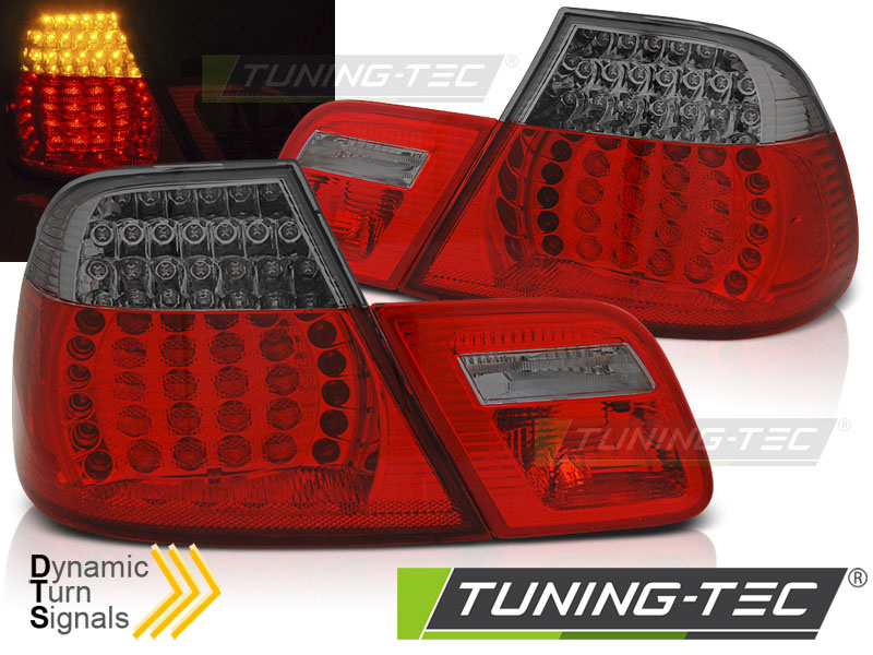 LED Lampi Spate Stopuri ROSU SMOKE SEQ compatibila BMW E46 04.99-03.03 COUPE