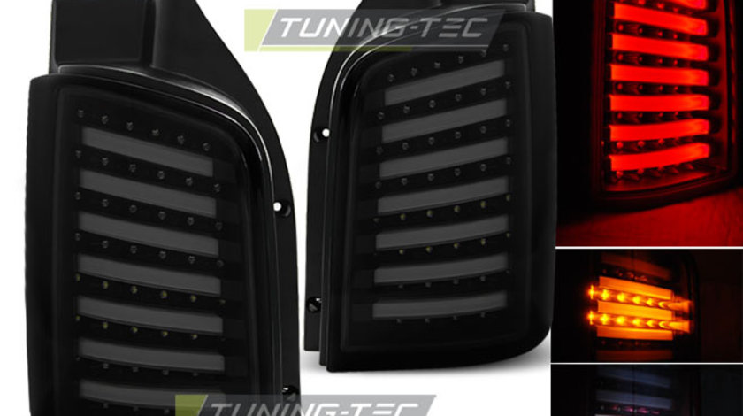 LED Lampi Spate Stopuri SMOKE BLACK compatibila VW T5 04.03-09 / 10-15
