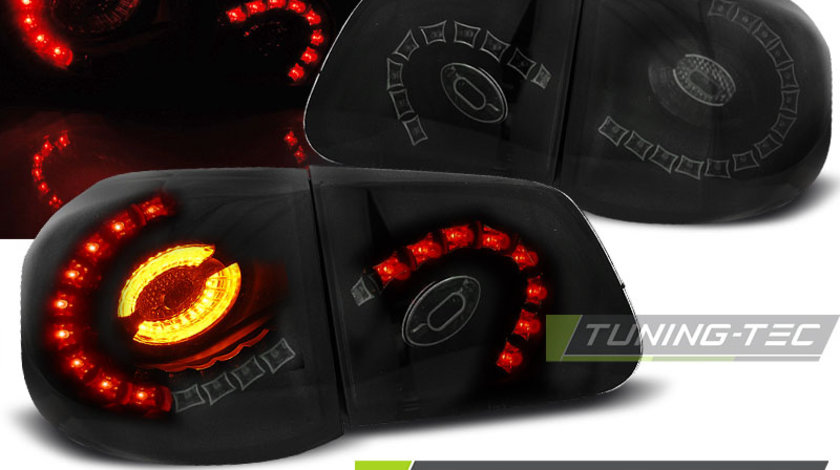 LED Lampi Spate Stopuri SMOKE BLACK compatibila VW TIGUAN 10.07-11