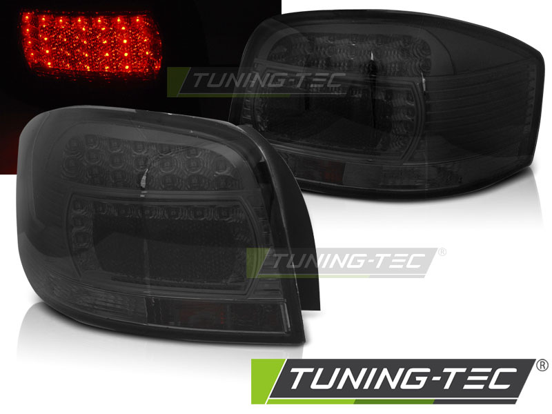 LED Lampi Spate Stopuri SMOKE compatibila AUDI A3 05.03-08