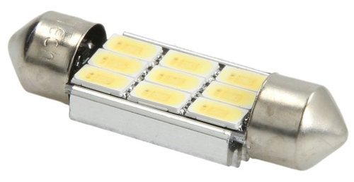 Led M-Tech Sofit 12V C5W SV8,5 Platinum Canbus Alb 5000K 36mm TULB815WW-01B