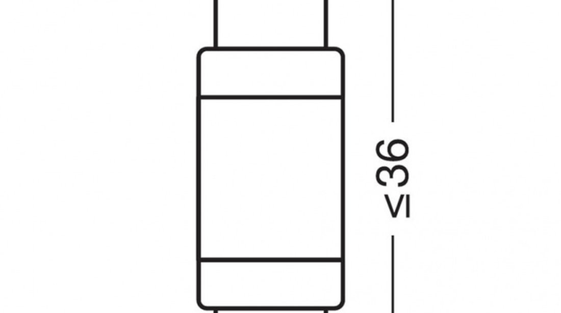 Led Osram C5W 12V 0,5W SV8,5-8 6000K Alb LEDriving SL 6418DWP-01B