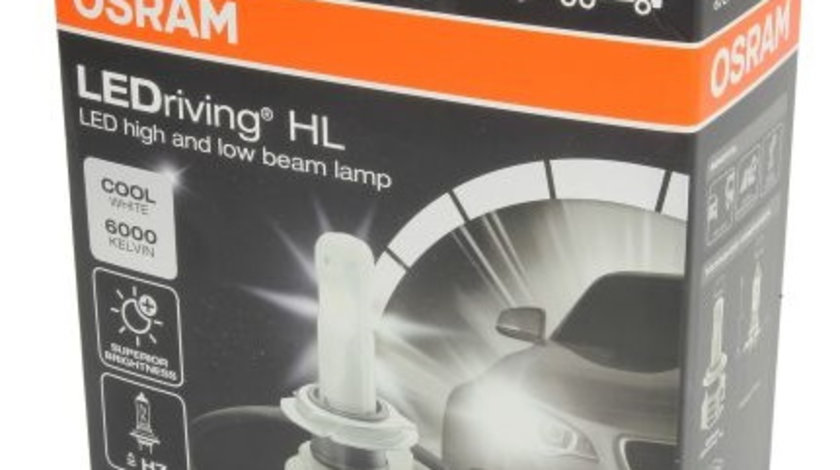 Led Osram H7 12V, 24V 14W PX26D 6000K Alb LEDriving 67210CW